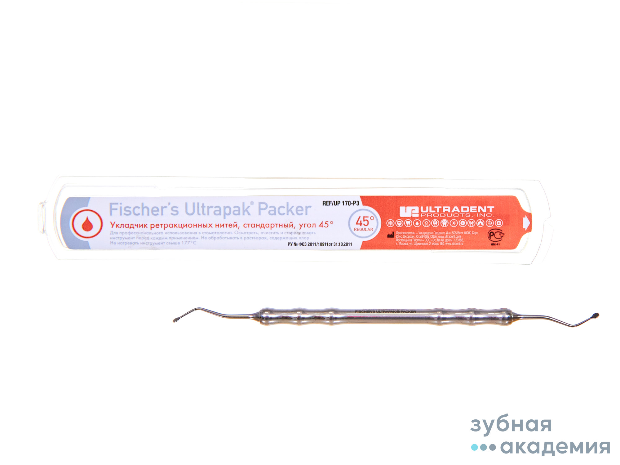 Инструмент для укладки нити Fischer's Ultrapak Packer / Фишерс (Standart / Regular) UltraDent/США