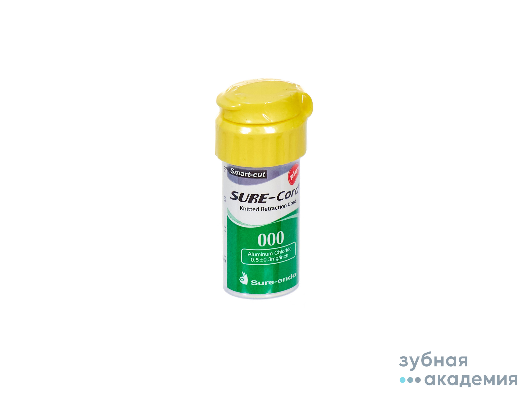 Ретракционная нить Sure-cord plus / Шуре-корд 000 (254 см) микрофибра с пропиткой /Sure-Endo/ Корея