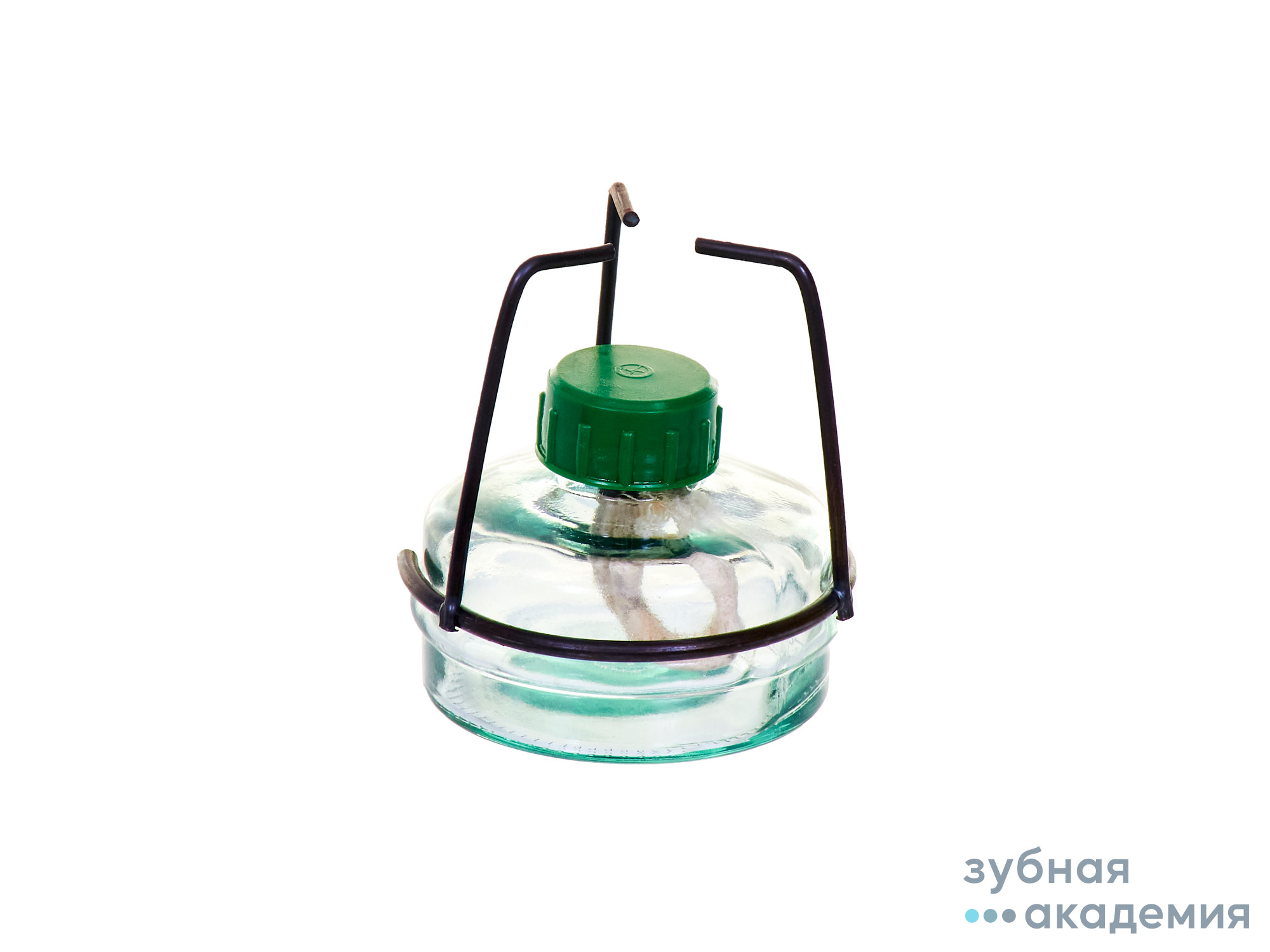 Спиртовка лабораторная СЛ-2 стеклянная с металлической подставкой/МиниМед/Россия