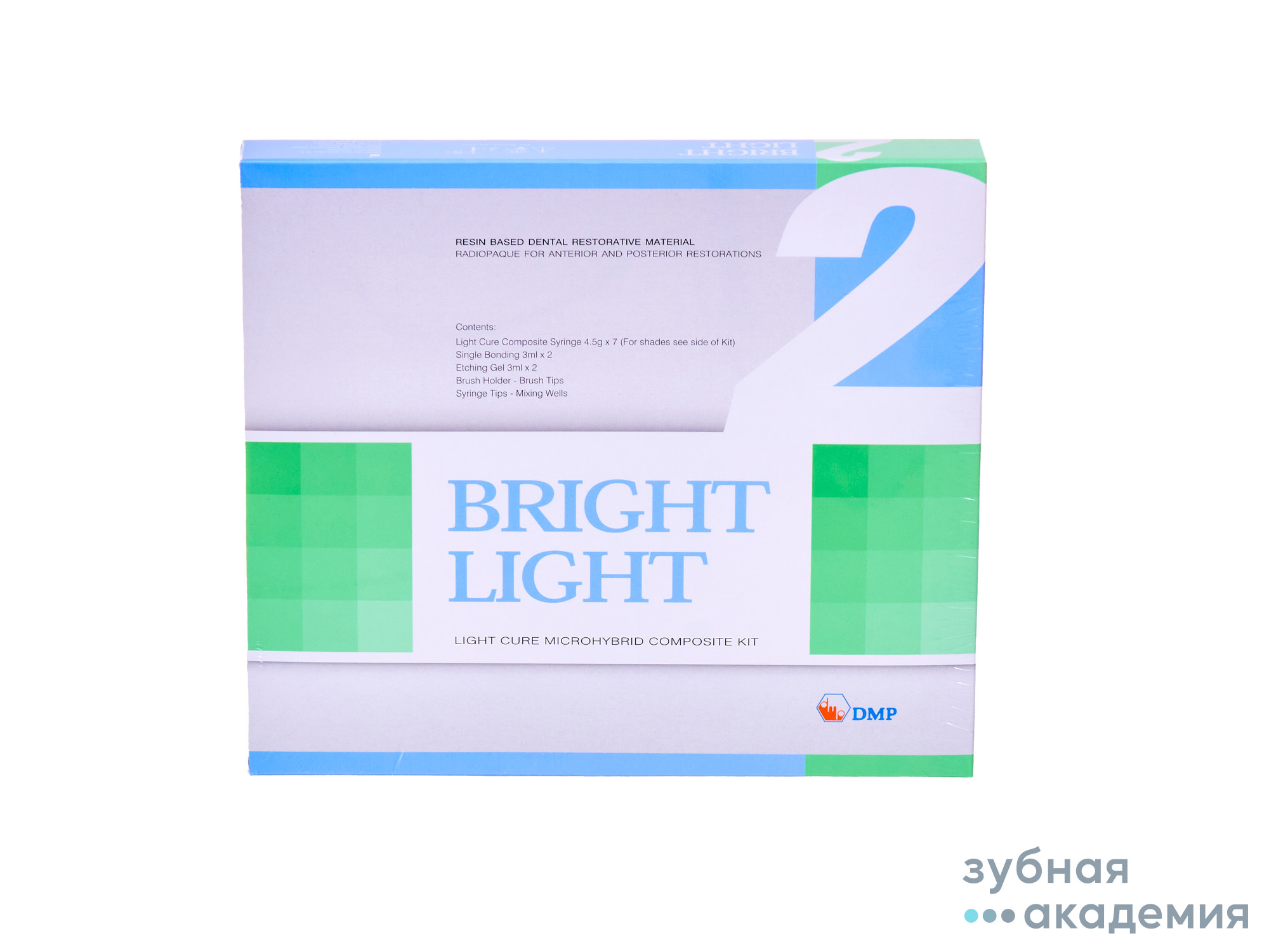 Bright Light / Брайт Лайт набор 7шпр*4,5г+протрав гель 2шт*3мл+бонд 3мл*2шт+аксессуары DMP Греция