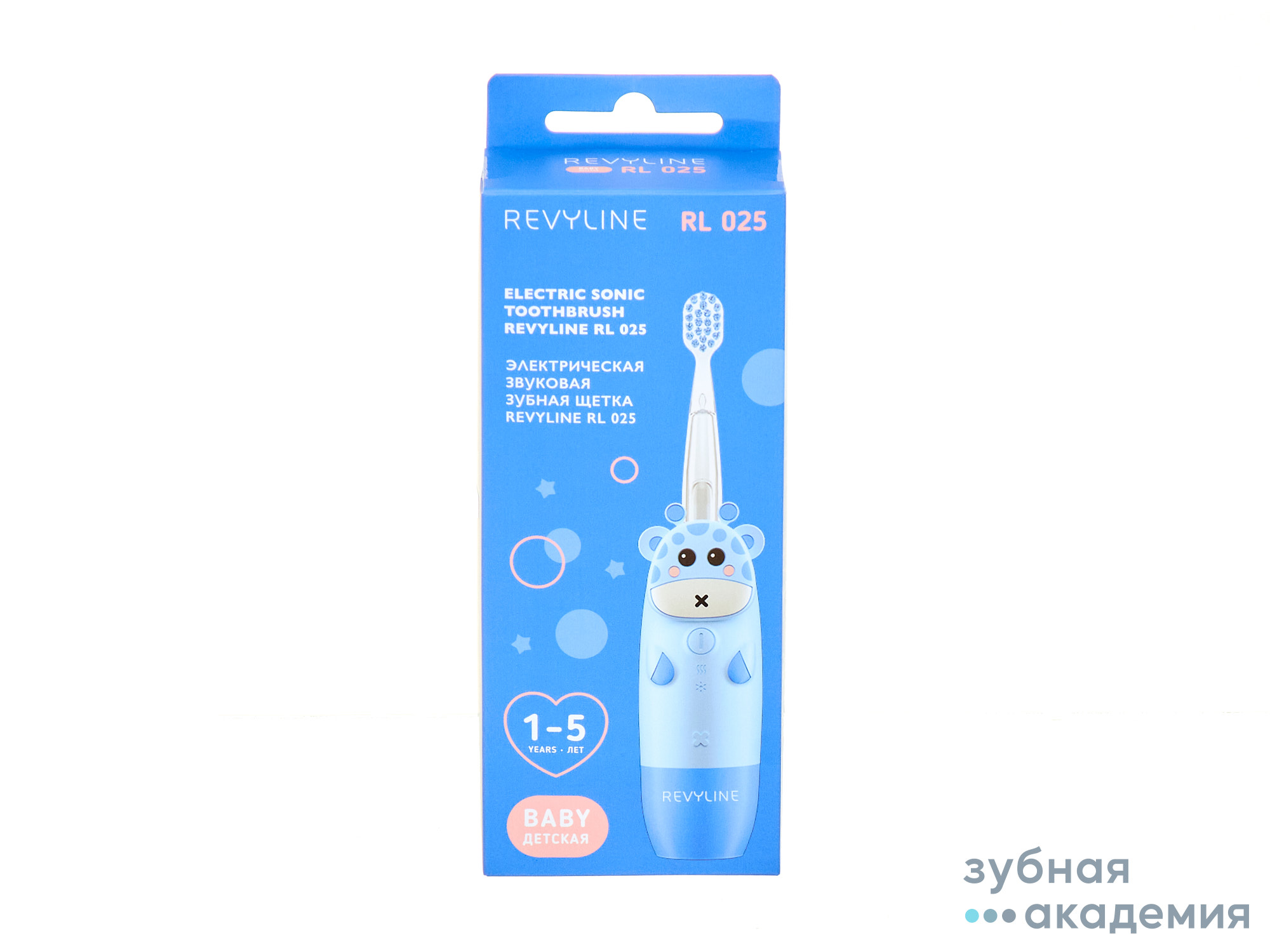 Электрическая зубная щетка  RL 025 Baby голубая Revyline
