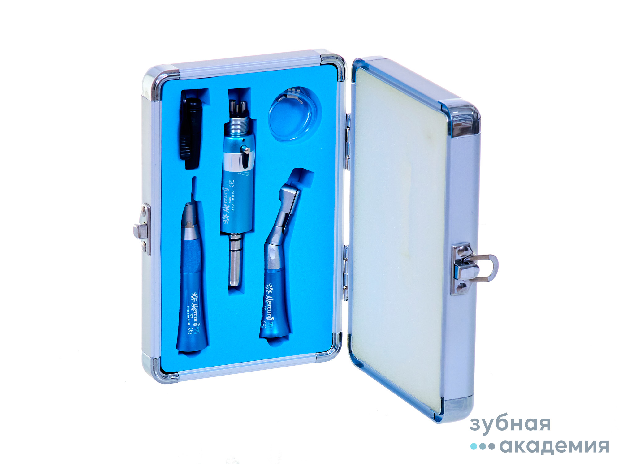 Набор наконечников: угловой 111, прямой 777, псевмодвигатель 1000/ Mercury/Китай